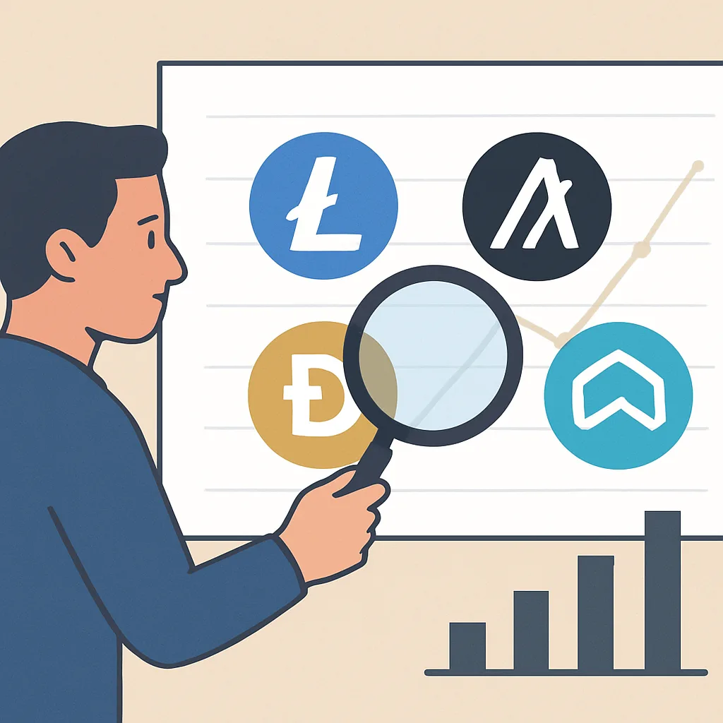 Altcoins vergelijken en analyseren