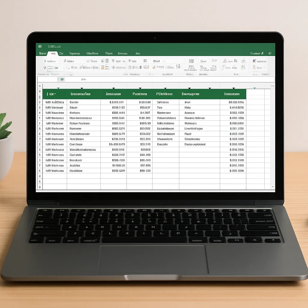 Financiële spreadsheets maken in Excel