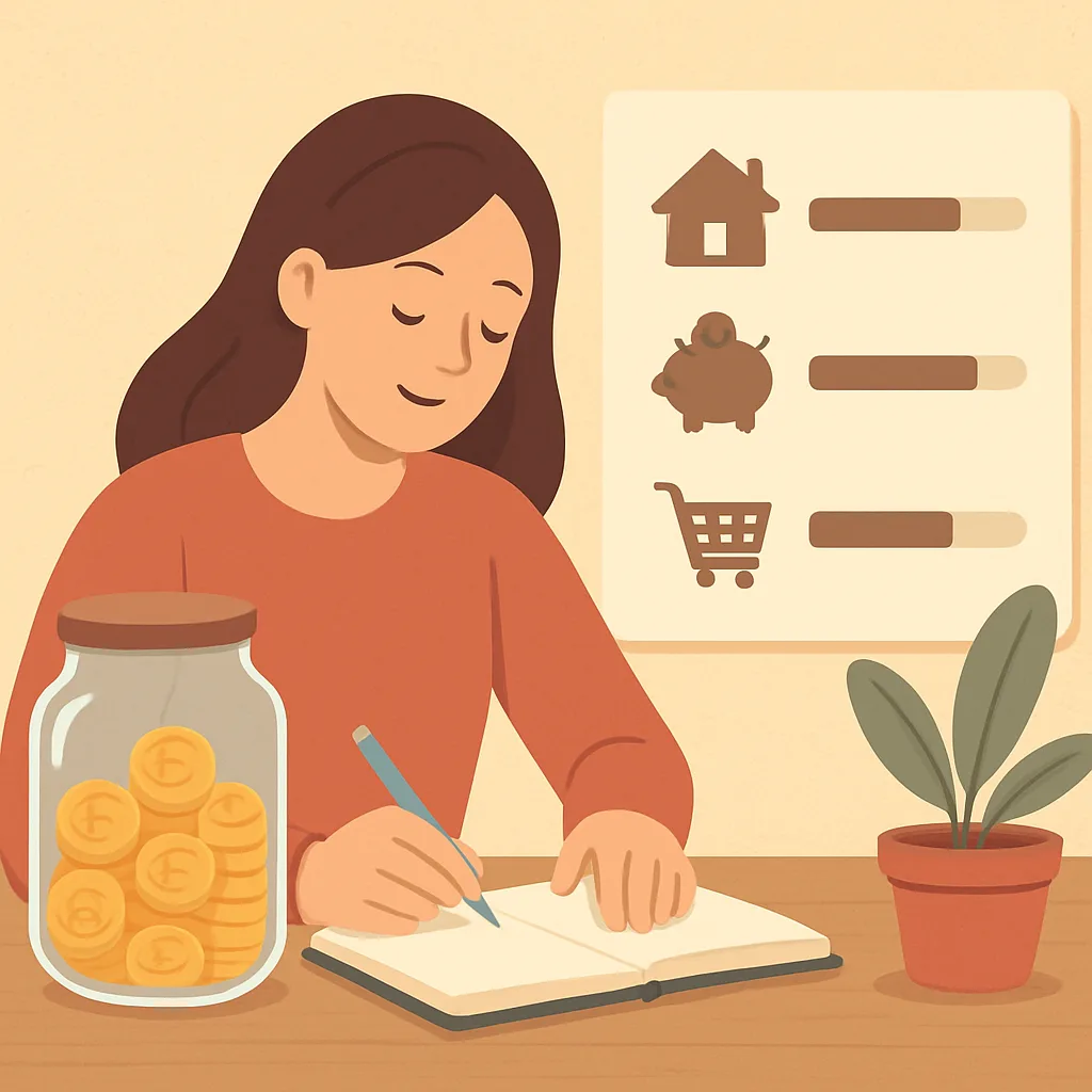 Maandelijkse spaardoelen realistisch instellen