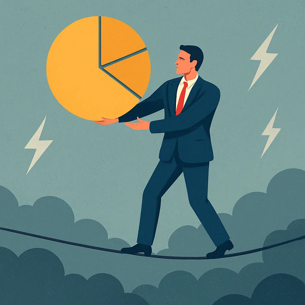 Portfolio balans houden in onrustige tijden