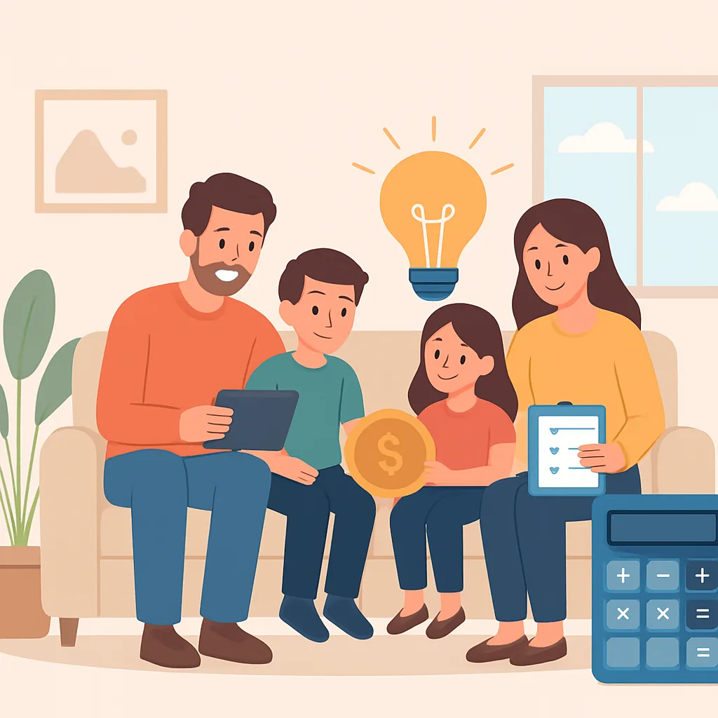 Slimme bespaartools voor gezinnen