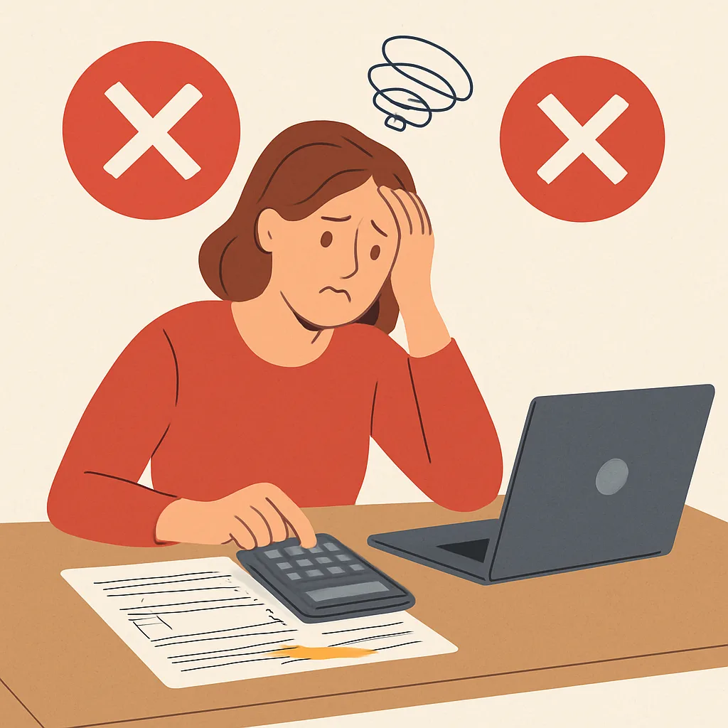 Veelgemaakte fouten bij belastingaangifte