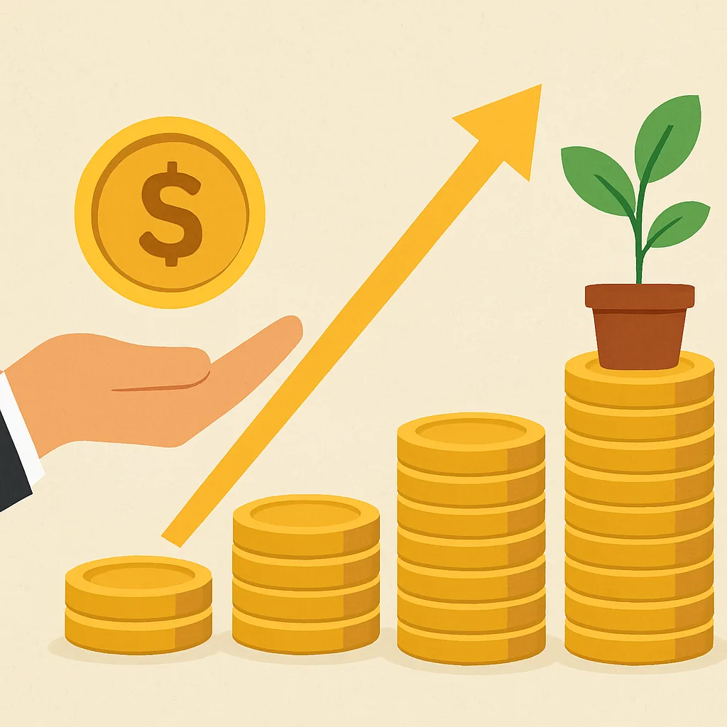 Vermogen opbouwen via compound interest